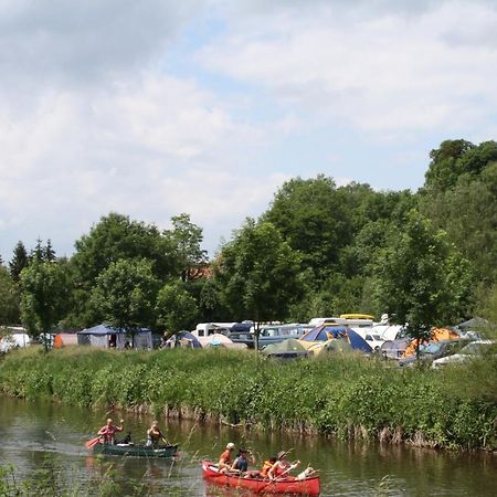 Ferienwohnungen Am Campingplatz Trendelburg Dış mekan fotoğraf